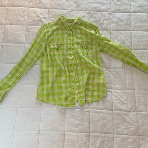 Kirra Size (L) Long Sleeve Button Down Shirt